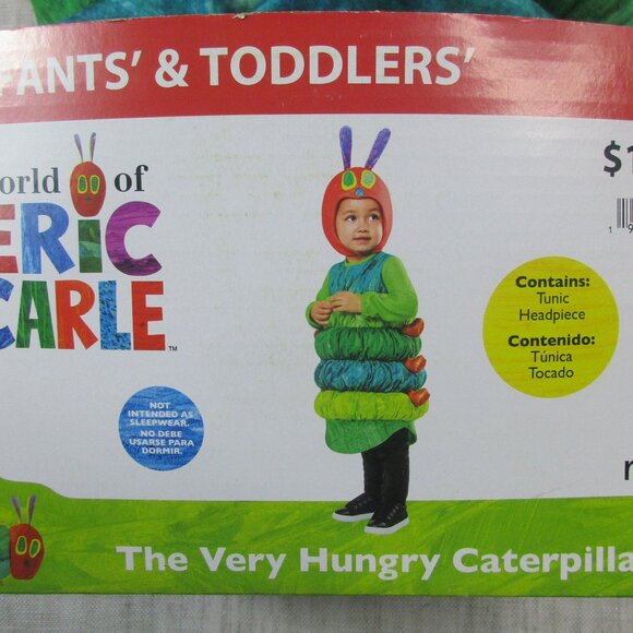 Rubies The Very Hungry Caterpillar Eric Carle Infant Costume Toddlers Multicolor - Picture 4 of 4
